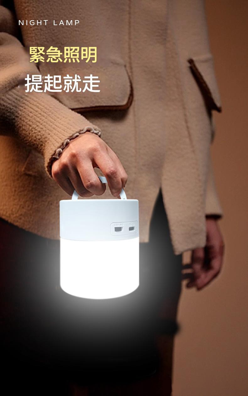 無藍光危害簡約觸控床頭夜燈