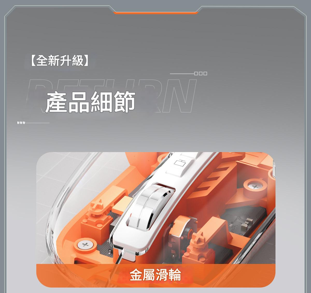 智能靜音三模藍牙無線滑鼠