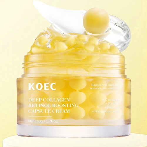 koec 深層膠原蛋白+視黃醇膠囊面霜 50g/盒