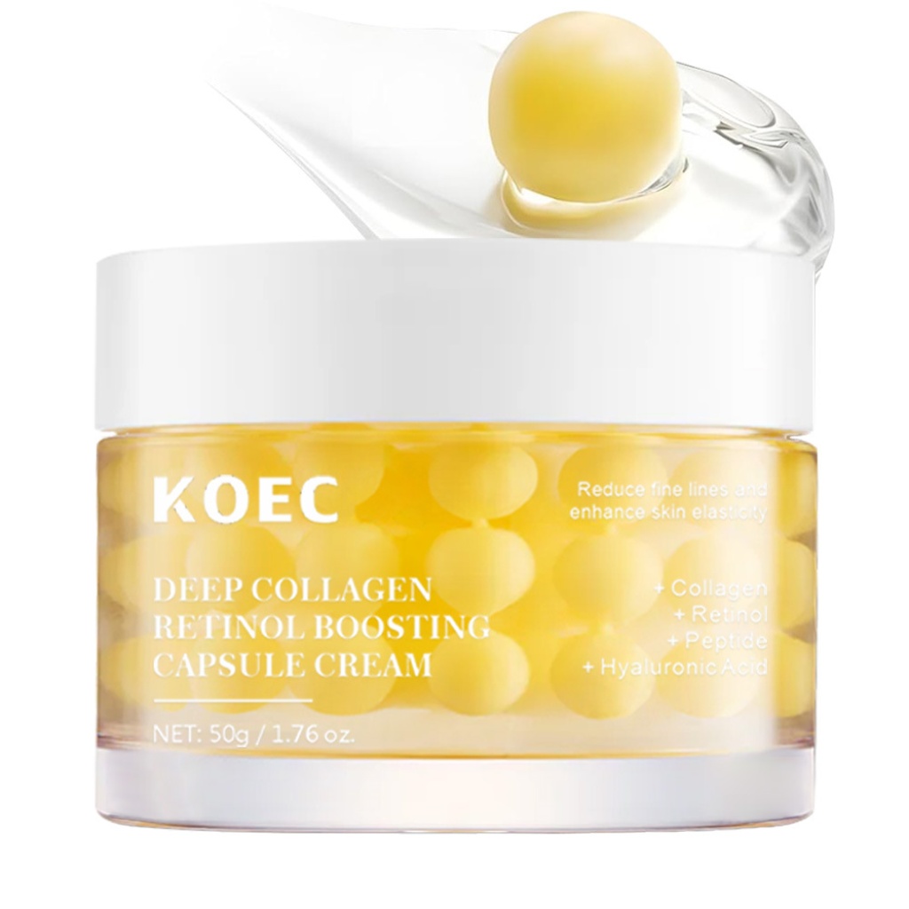 koec 深層膠原蛋白+視黃醇膠囊面霜 50g/盒