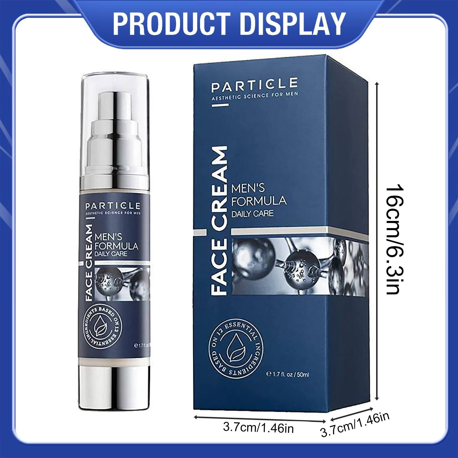 PARTICLE FACE CREAM 男士面部保濕霜50ml/支x2支 particle face cream 男士面部保濕霜50ml/
