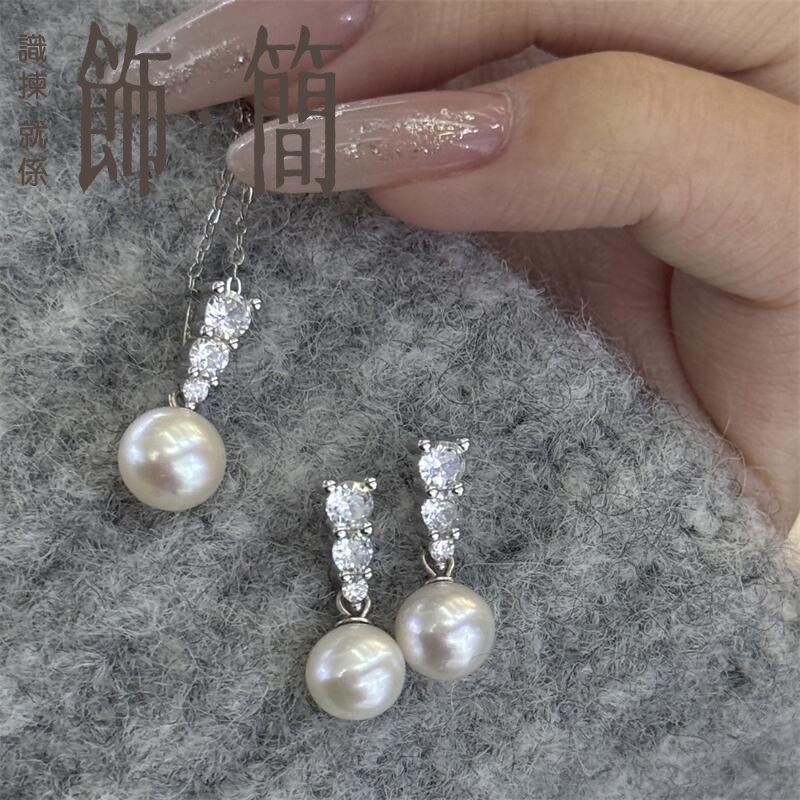 s925純銀 淡水珍珠雨禾王妃飾品套裝 s925純銀 淡水珍珠雨禾王妃飾品套裝