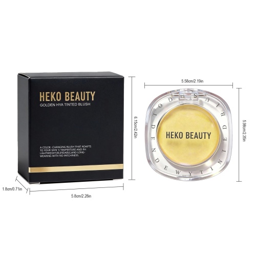 hekobeauty 金色變色腮紅 感溫變色 多用腮紅 自然提亮 6g
