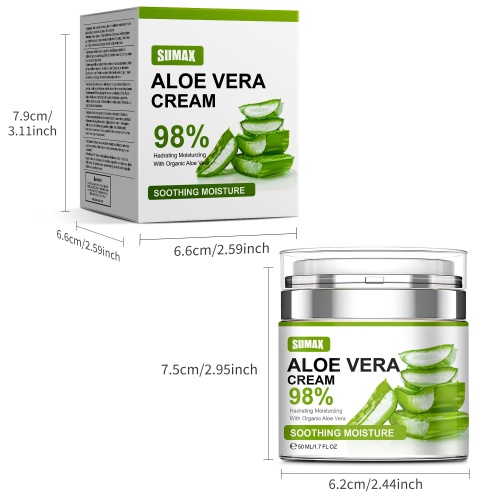 sumax 98%蘆薈保濕霜50mlx2瓶