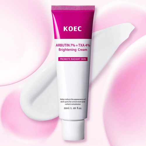 koec 熊果素7%+傳明酸4%亮白面霜 50ml/盒