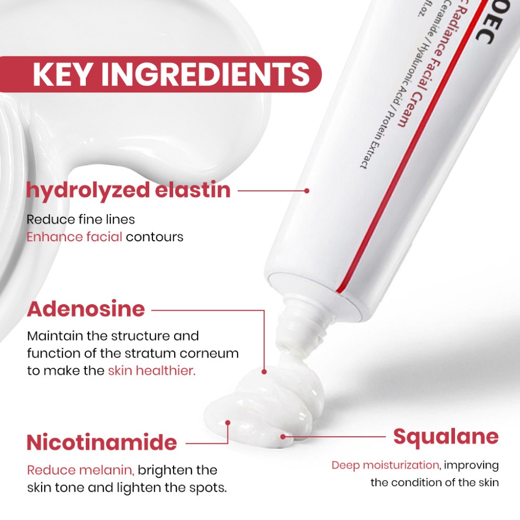 koec 彈力光采面霜 50ml/盒