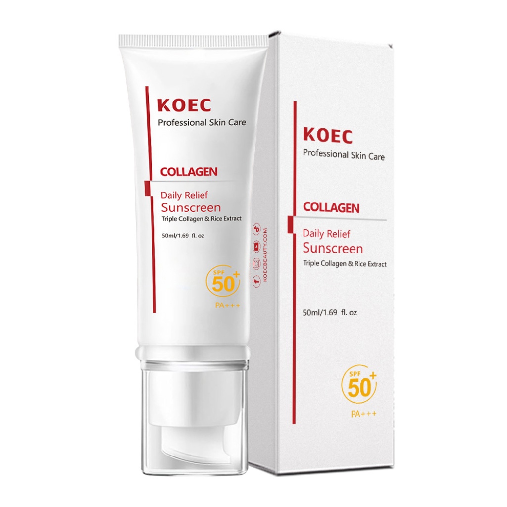 koec 三重膠原蛋白防曬霜 50ml/盒