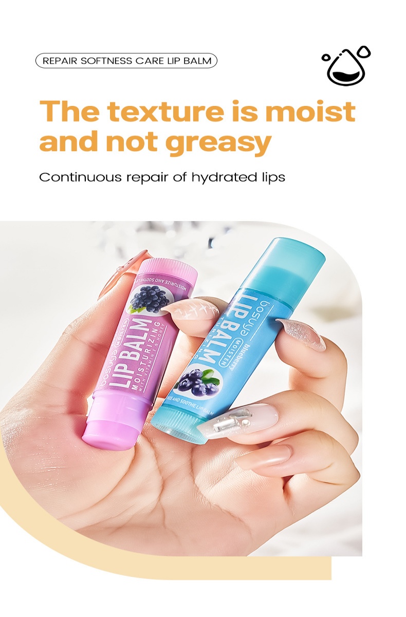 深層保濕滋潤 多口味水果潤唇膏 女款必備