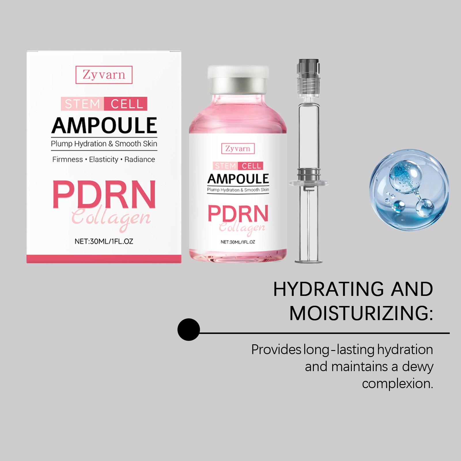 zyvarn 保濕安瓶 舒緩乾燥敏感 一抹水潤 30ml x3