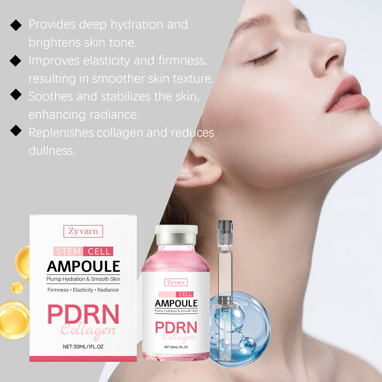 Zyvarn 保濕安瓶 舒緩乾燥敏感 一抹水潤 30ml x3 zyvarn 保濕安瓶 舒緩乾燥敏感 一抹水潤 30ml x3