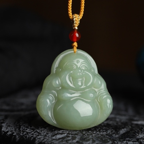和田玉彌勒佛吊墜 3個尺寸可選