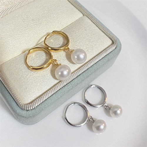 s925銀 超閃紐扣淡水珍珠耳釘 (複製)