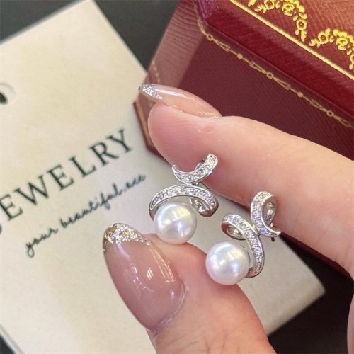 PickyEgg首頁 s925銀 ins風鑲鑽淡水珍珠耳釘