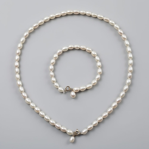 諸暨珍珠優雅頸鏈手鏈套裝