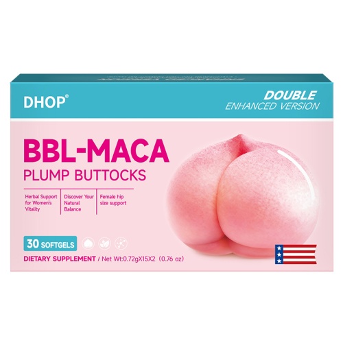 dhop bbl瑪卡雙效加強版豐臀軟膠囊30粒/盒x2盒