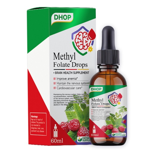 dhop 活性葉酸+b12甲基葉酸滴劑60ml/瓶x2瓶
