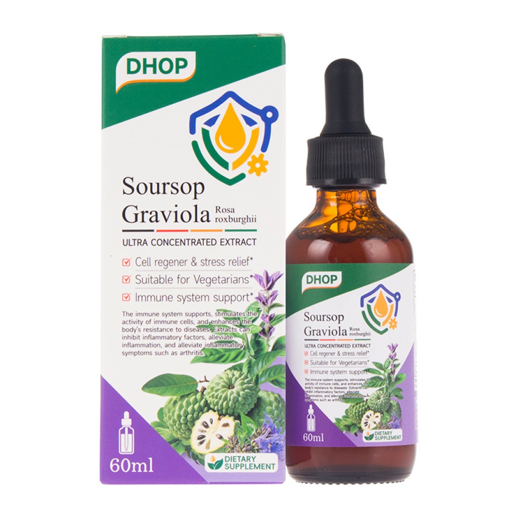 dhop刺果番荔枝超濃縮萃取滴劑60ml/瓶x2瓶