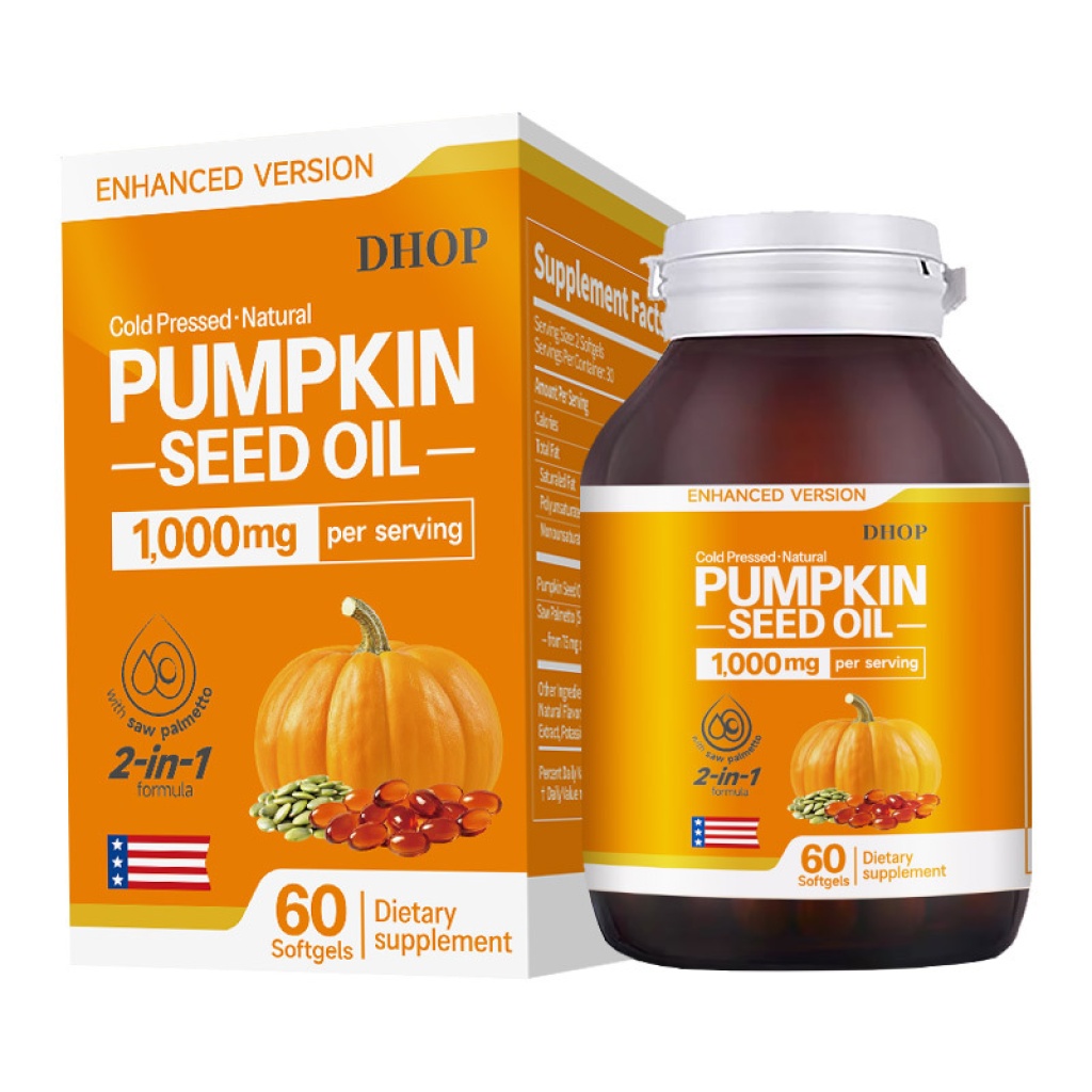 dhop南瓜籽油鋸棕櫚複方軟膠囊60粒/瓶x2瓶