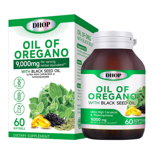 dhop牛至油黑籽油複方軟膠囊60粒/瓶x2瓶