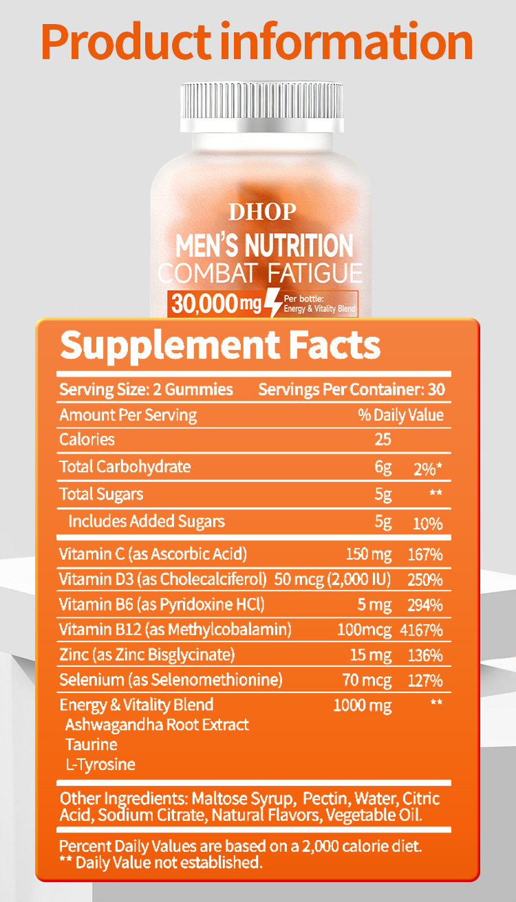 dhop男性綜合營養軟糖60粒/瓶x2瓶