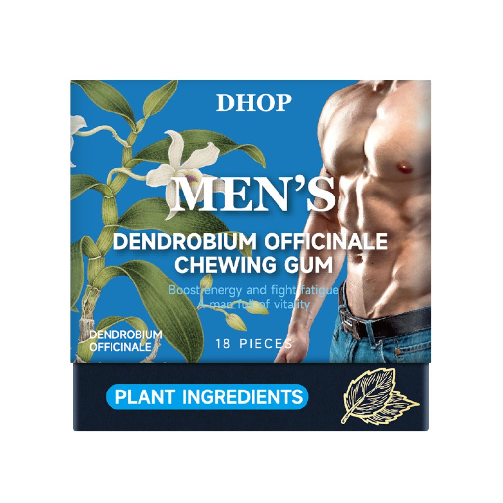dhop男性鐵皮石斛口香糖18粒/盒x2盒