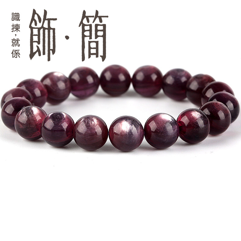 7A級天然紫鋰雲母手鏈10mm/12mm/14mm/16mm 7a級天然紫鋰雲母手鏈10mm/12mm/14mm/16mm