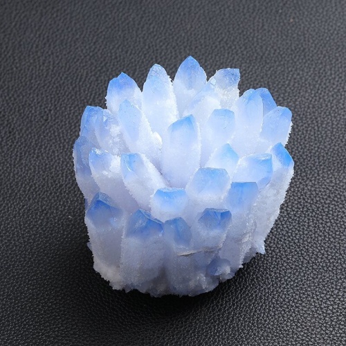 天然藍色水晶簇原石擺件 多重量規格可選 300-600g