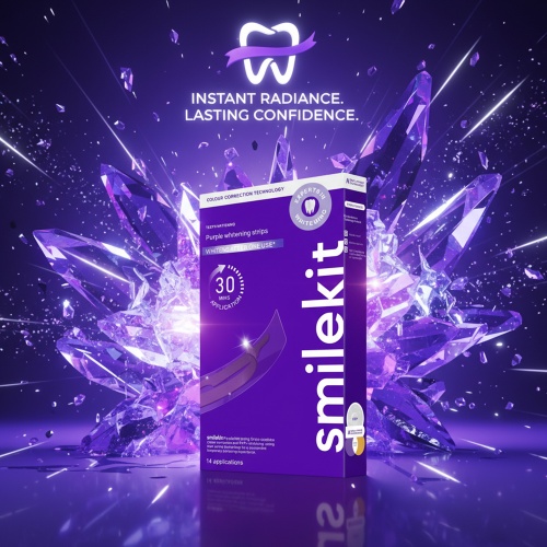 smilekit 紫色美白牙貼 14片/盒 2盒裝