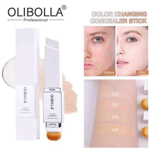 OLIBOLLA 溫感變色遮瑕粉底棒 13g/支(4色可選)