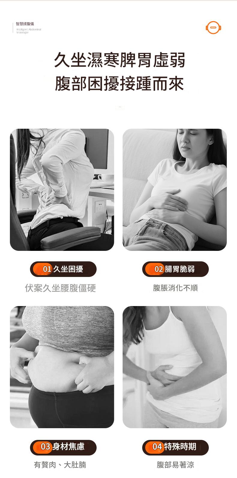 智能仿人手雙向按壓揉腹儀