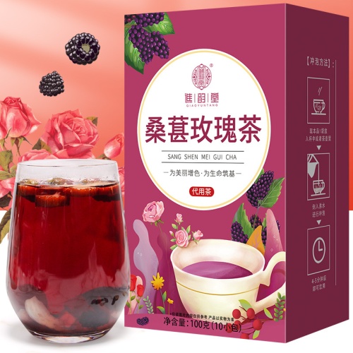 譙韻堂桑葚玫瑰花茶 100g/罐｜2罐裝