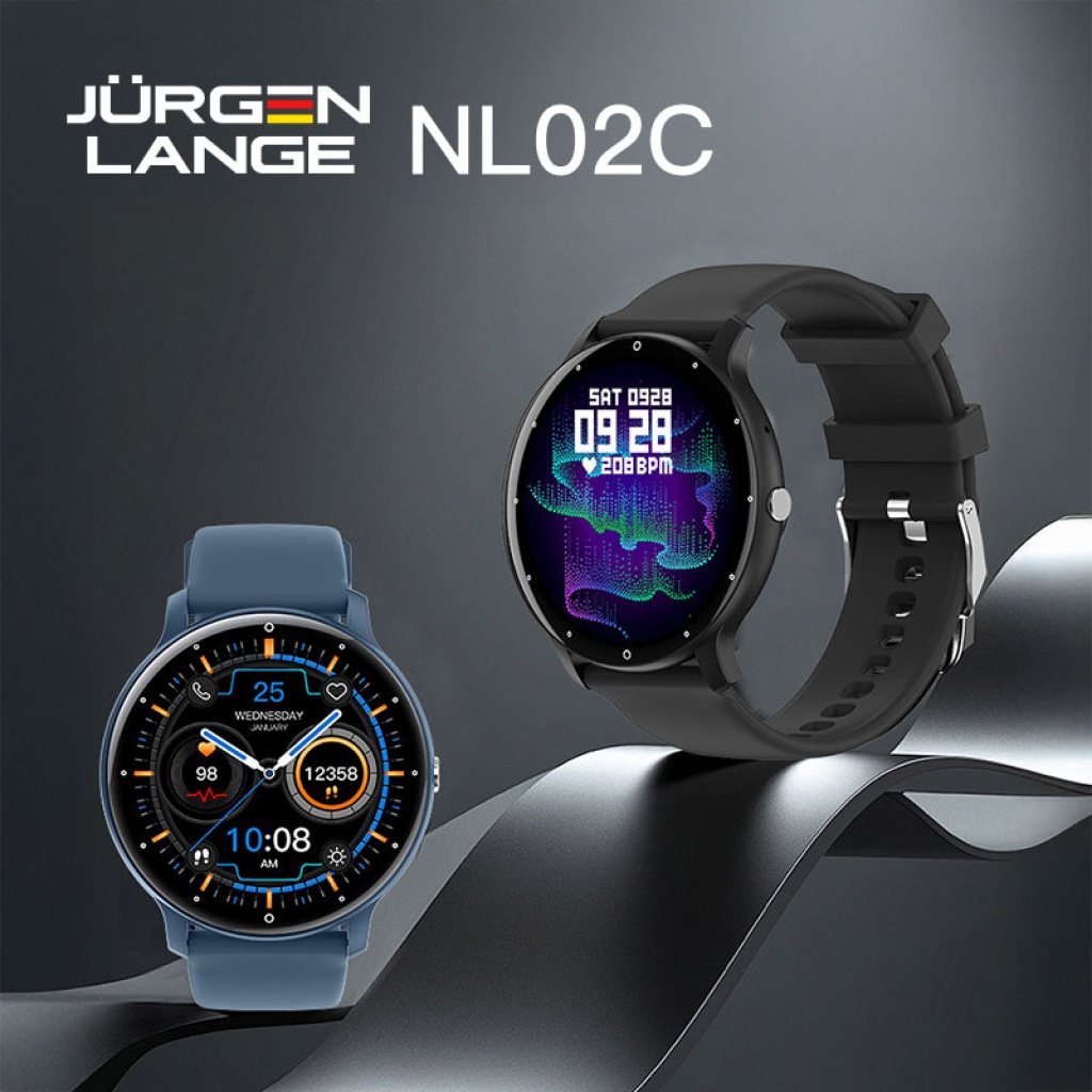 JURGEN LANGE NL02C 多功能智慧手錶｜1.28吋高清大芒 100+運動模式 全天候健康監測 續航可達15日