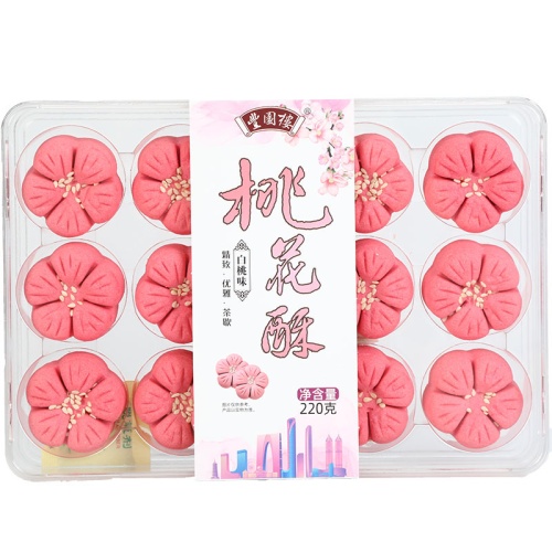 豐園樓 桃花酥 220克/盒 白桃味/桂花味可以揀 蘇州特產