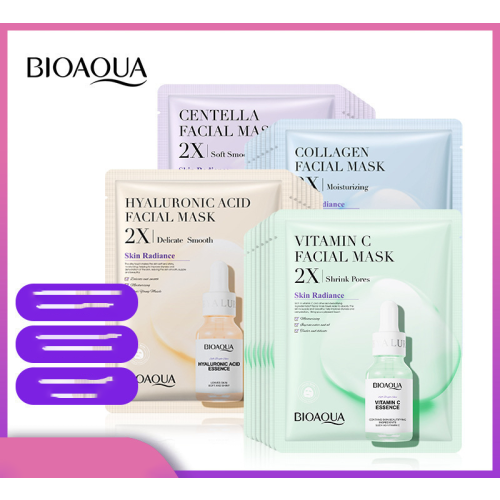 BIOAQUA 機能面膜 30克/塊 50片裝 有維C/膠原/玻尿酸/積雪草四款可以揀