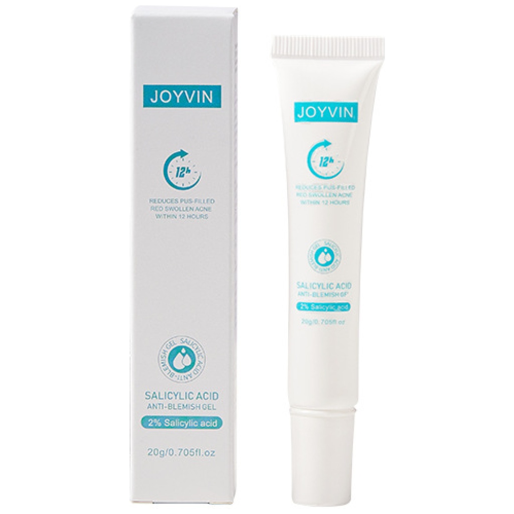 JOYVIN 2%水楊酸暗瘡凝膠 20克/支 2支裝 12個鐘舒緩紅腫暗瘡