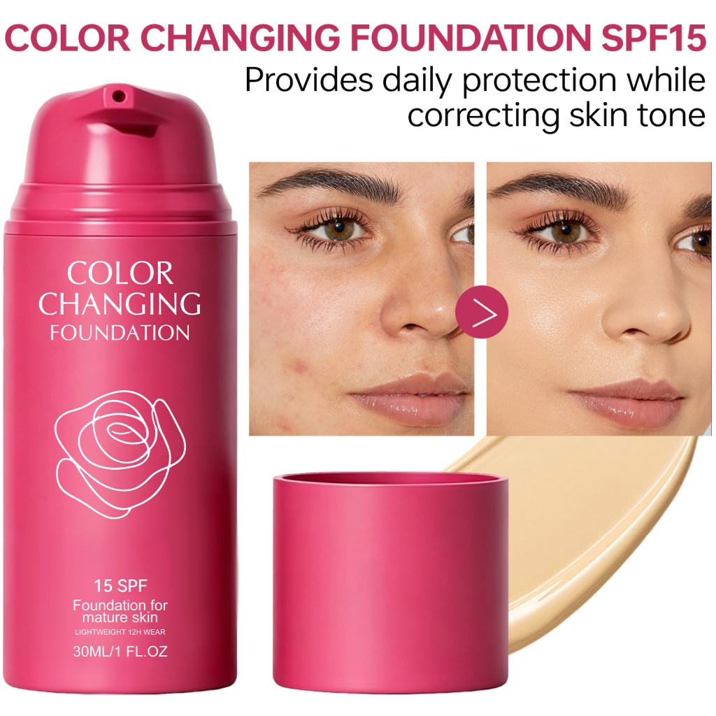 Color Changing 溫變粉底液 30ml SPF15 自然校色