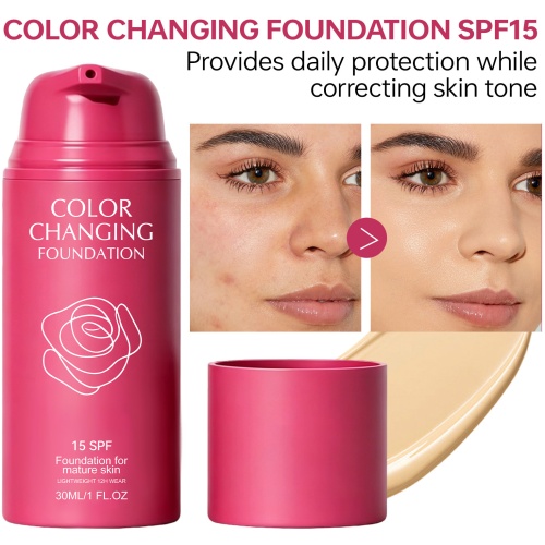 Color Changing 溫變粉底液 30ml SPF15 自然校色