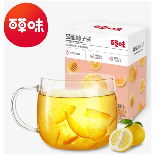 百草味 蜂蜜柚子茶 420g盒装 (內含便携小包装35g x12)