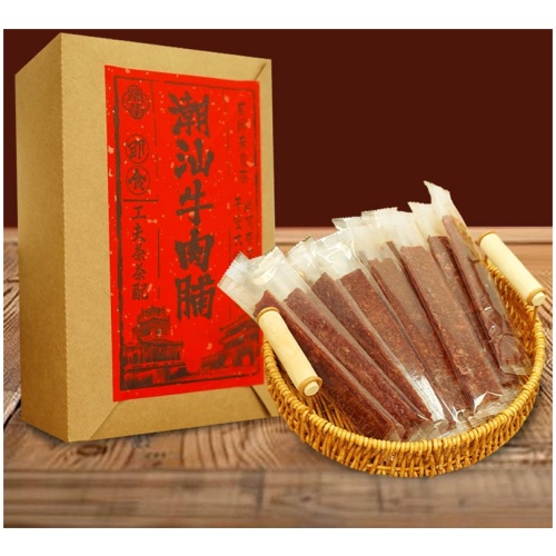 潮汕特產 牛肉脯手撕牛肉乾條 180g｜即食獨立包裝 香韌有嚼勁