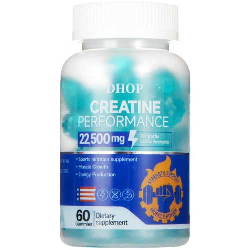 DHOP 肌酸補充肌肉生長軟糖 60粒/瓶｜1瓶/2瓶可選