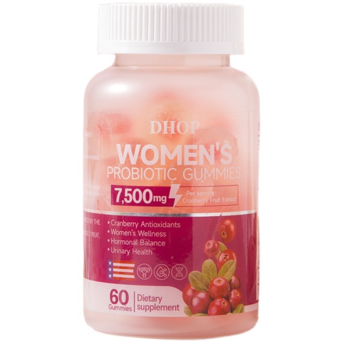 DHOP 蔓越莓女性益生菌軟糖 60粒/瓶｜1瓶/2瓶可選