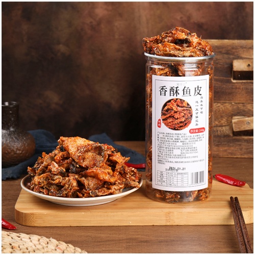 宋十三 香酥魚皮 248g/罐｜香脆惹味即食海鮮小食