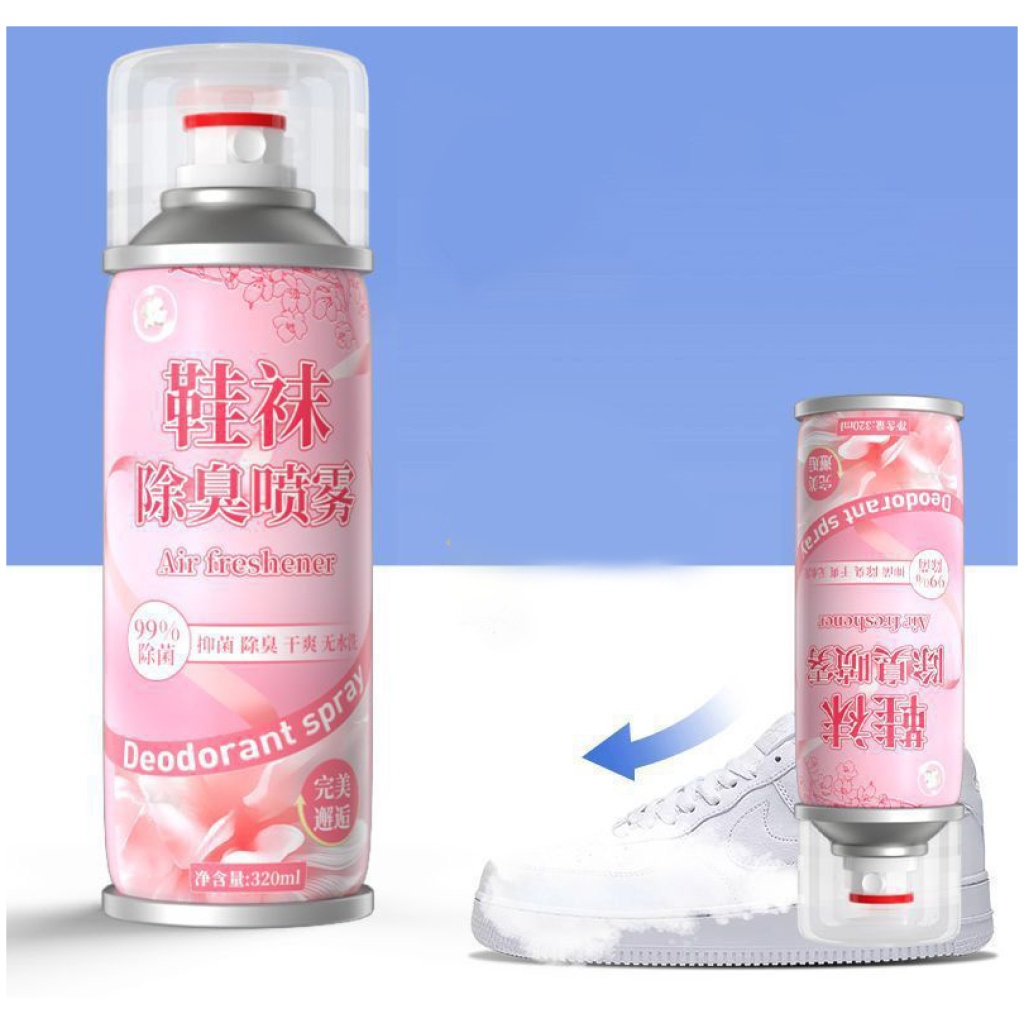 鞋襪除臭噴霧 320ml｜99%抑菌倒噴設計 多香型可選