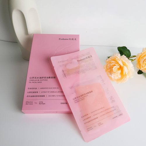Forlume玫馥美 山茶花水油舒潤油敷面膜 5片|舒緩修護,水油同補