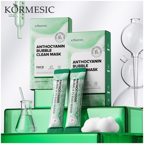 KORMESIC 花青素泡泡面膜 4g x12條/盒｜3盒裝