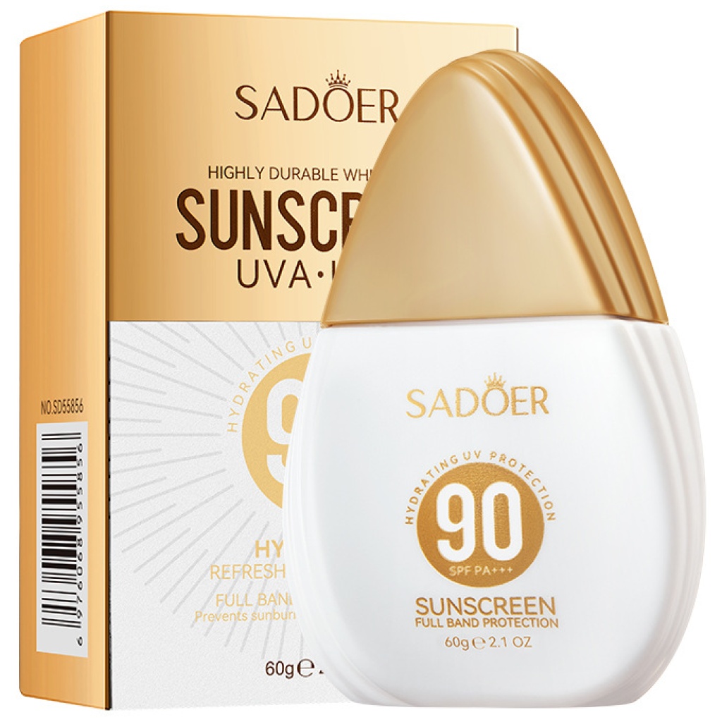 SADOER 水感唔油膩防曬乳 60g/支｜3支裝