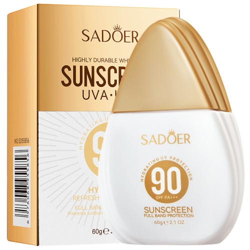 SADOER 水感唔油膩防曬乳 60g/支｜3支裝