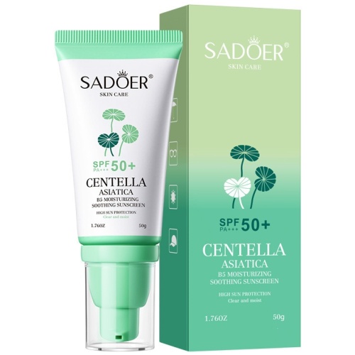 SADOER 積雪草B5防曬霜 SPF50+ 50g/支｜4支裝