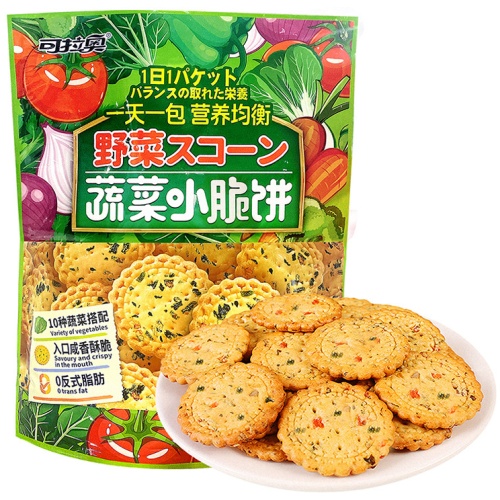 可拉奧 蔬菜小脆餅 100克/包