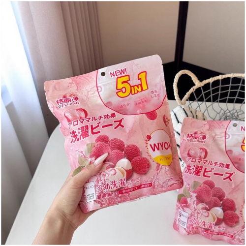 格麗淨 荔枝香氛洗衣凝珠 60粒/袋｜1袋/2袋可揀